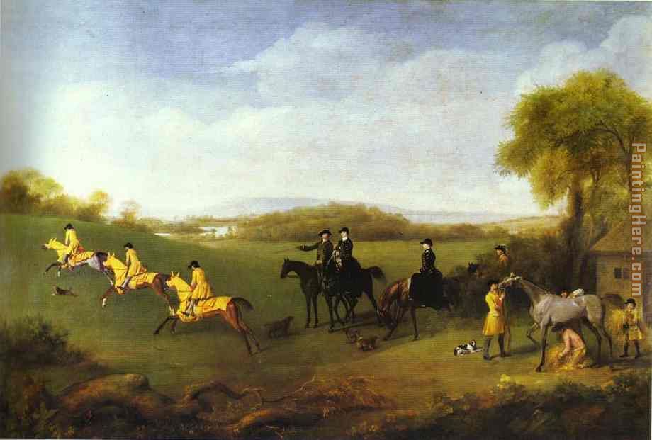 George Stubbs Racehorses Belonging to the Duke of Richmond Exercising at Goodwood